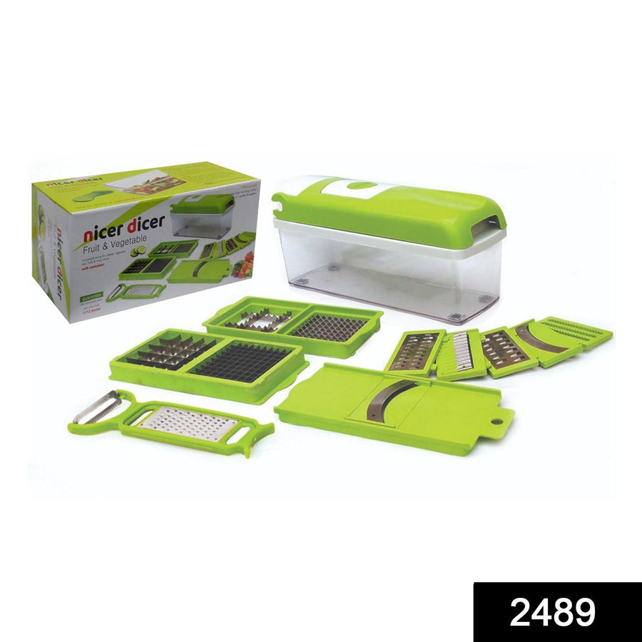 Manual Vegetable Slicer – 13-in-1 Multi-Cutter | Quickslice