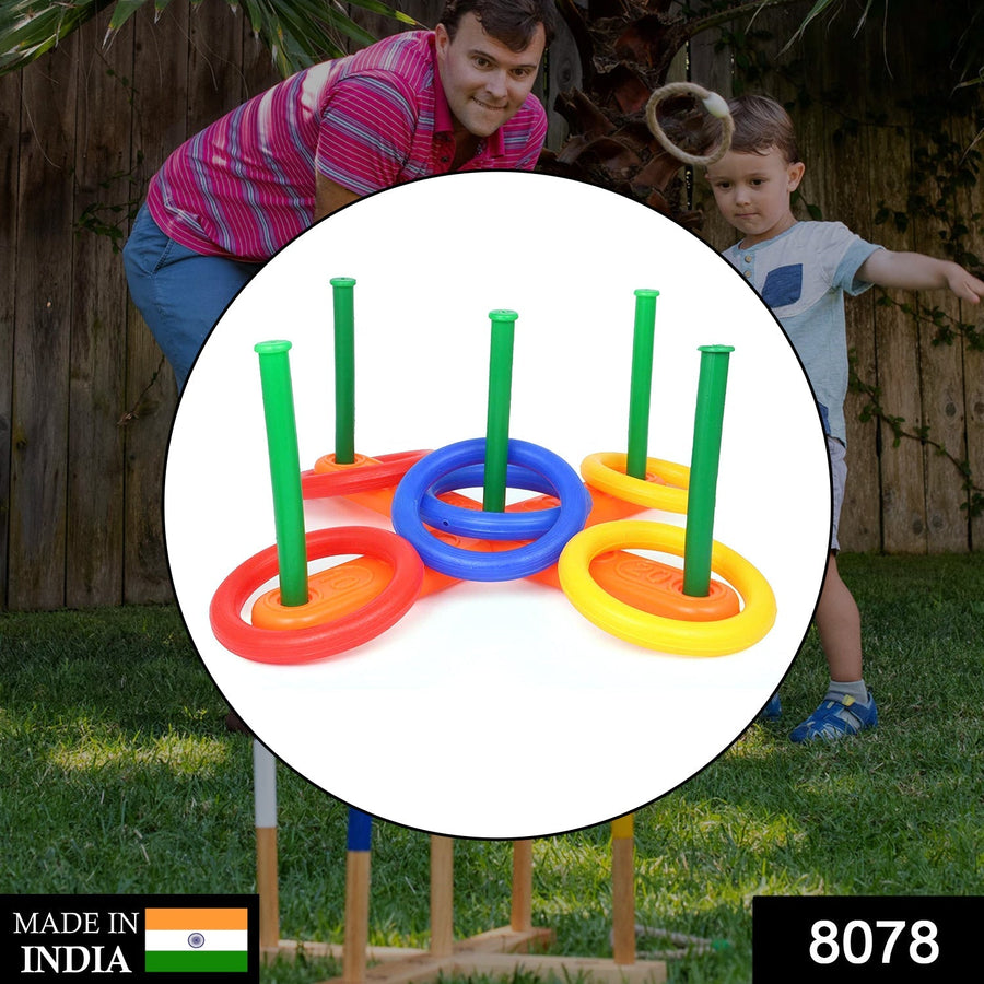Ring Toss Game – 13 Pc Family Fun & Skill Builder | Play & Move