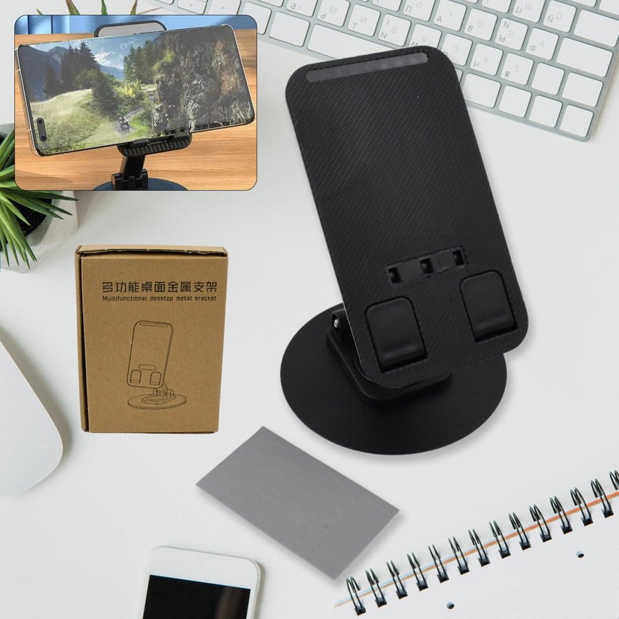 Rotating Mobile Stand – Foldable, Adjustable Phone Holder | Deskrova