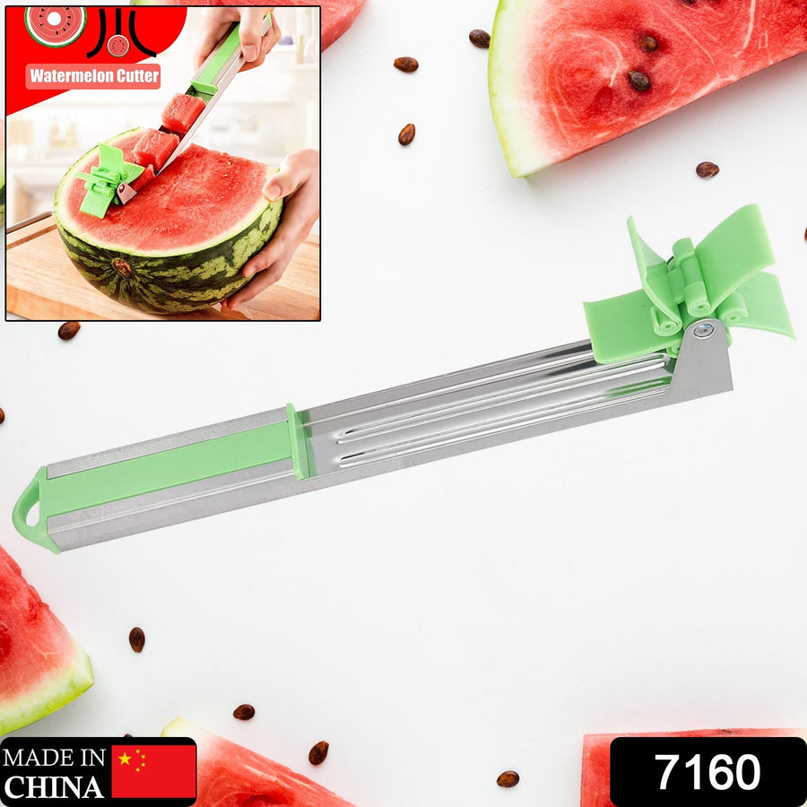 Watermelon Cutter – Stainless Steel Windmill Slicer for Cubes | Quickslice