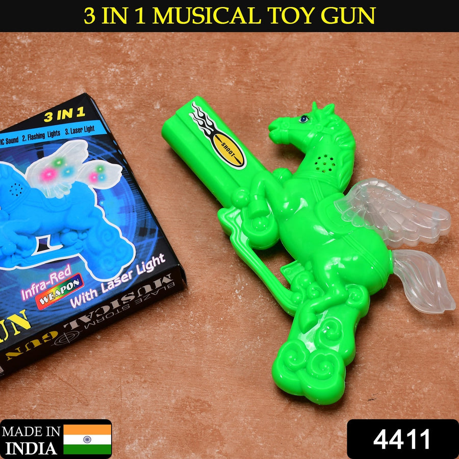 Musical Laser Gun for Kids – Light & Sound Toy | Action Legion
