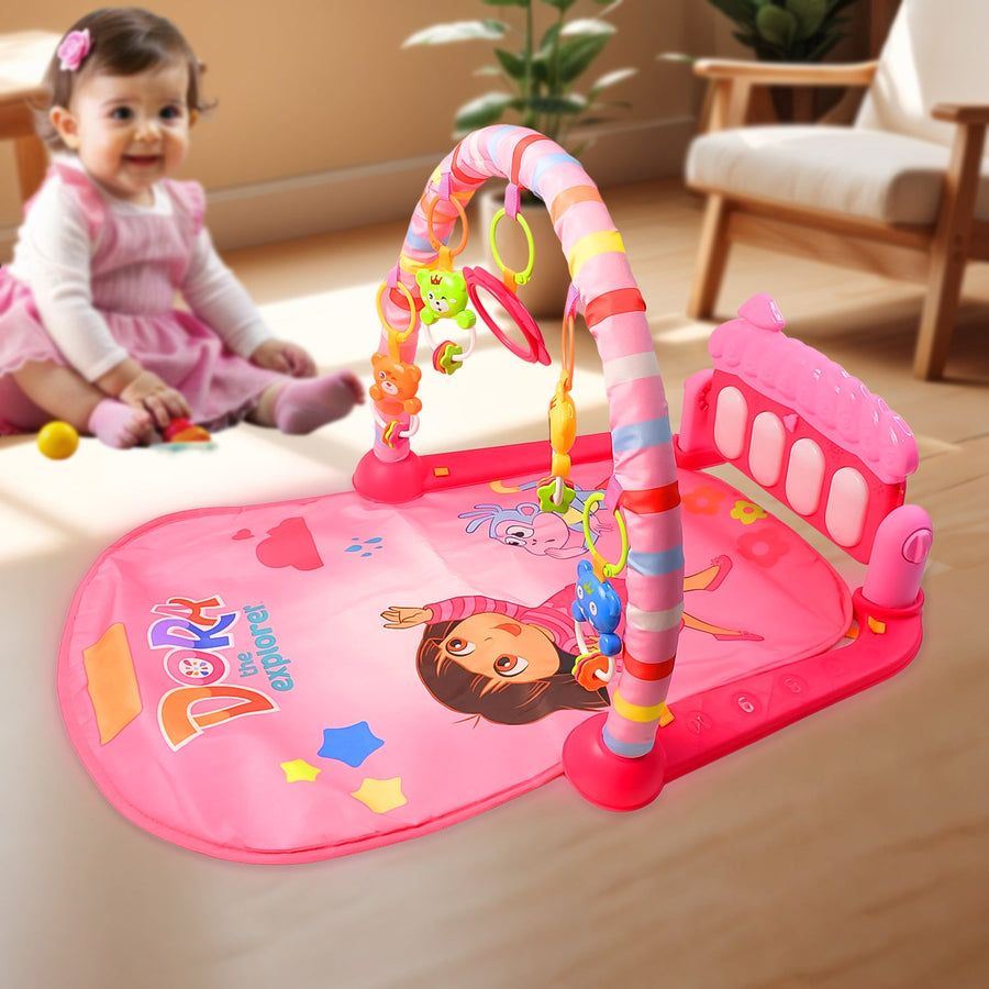 Baby Play Gym Mat – Musical Kick & Play Piano with Fitness Rack | Aditi