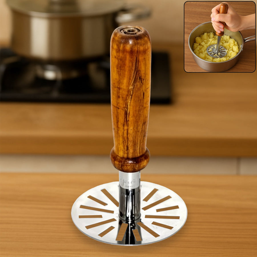 Paubhaji Masher – Ergonomic Stainless Steel | GripChef