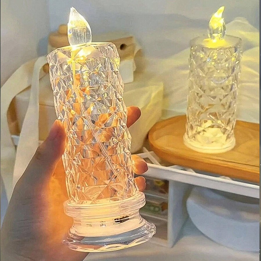 Crystal LED Candle – Shimmering Diwali Decor & Gift | Styleva