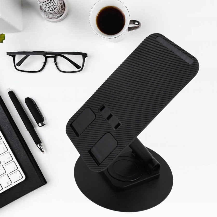 Rotating Mobile Stand – Foldable, Adjustable Phone Holder | Deskrova
