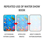 A clean, dry Magic Water Coloring Book ready for another round of creative fun.