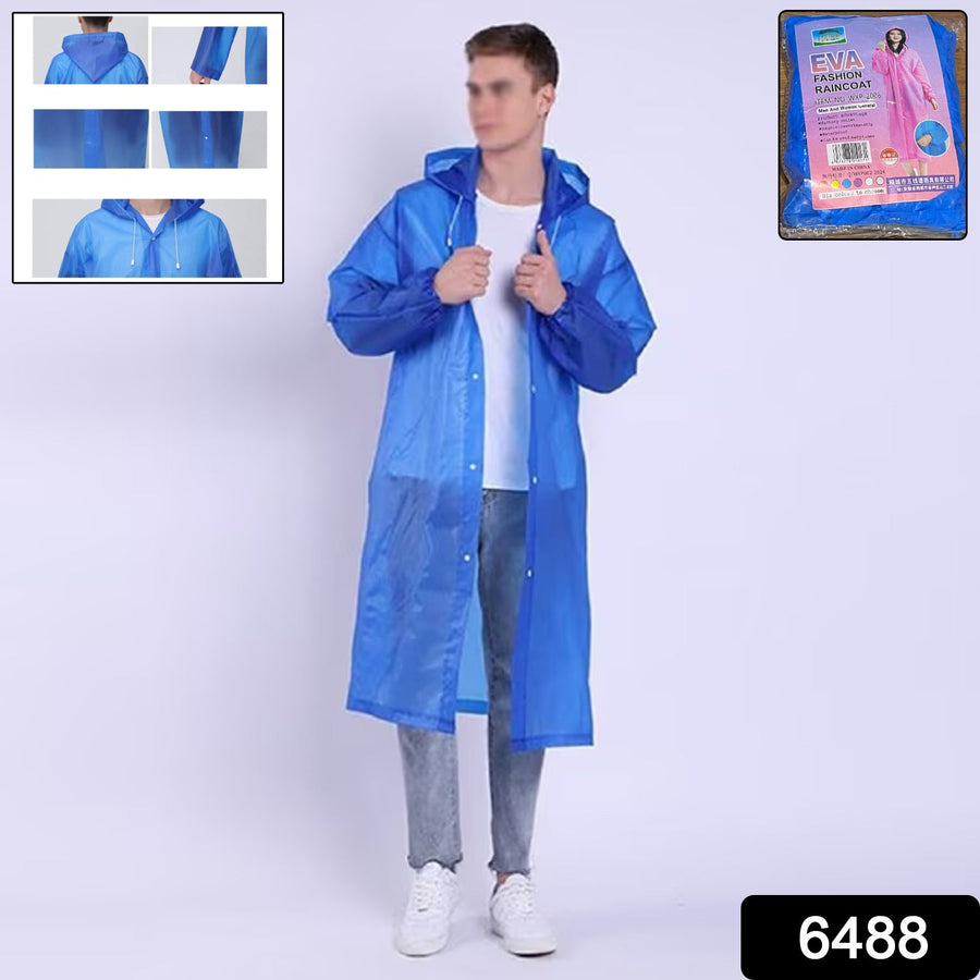 Portable EVA Raincoat for Adults & Kids Monsoon Travel