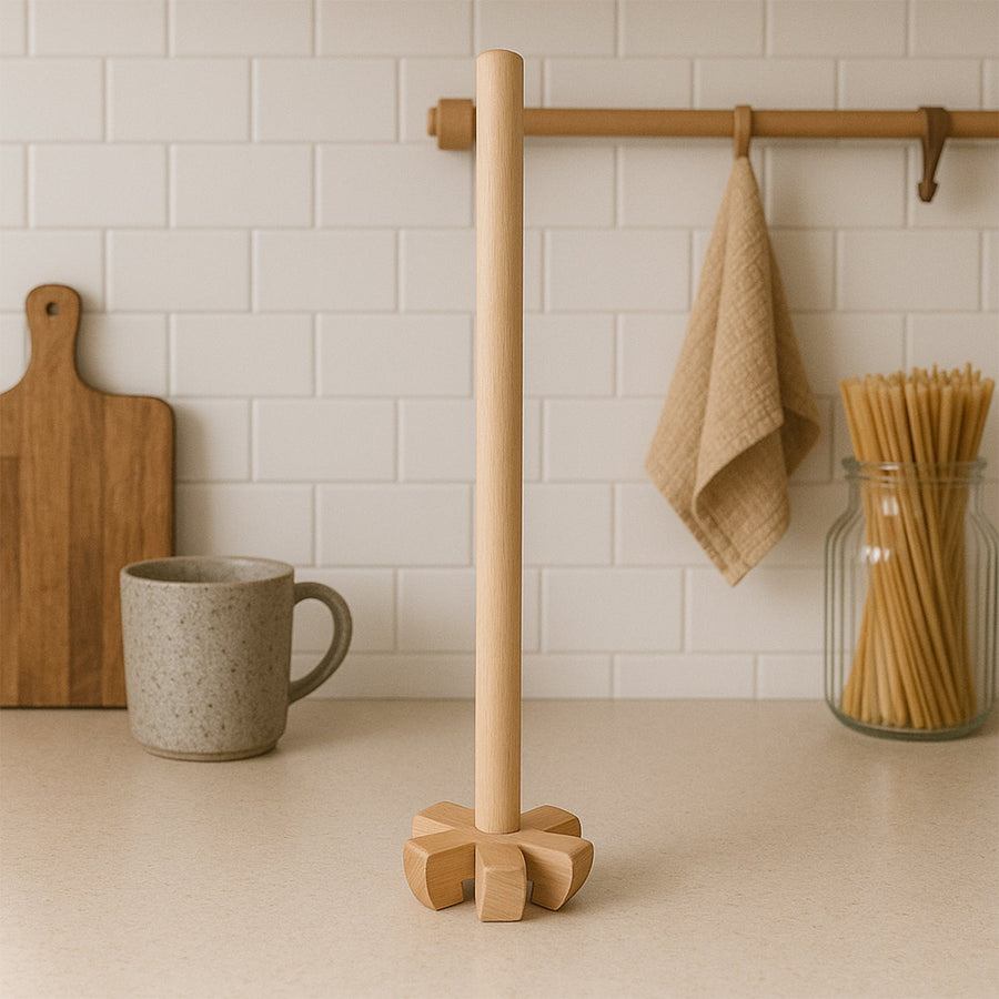 Wooden Blender – Durable & Easy Grip for Kitchen | Dabster