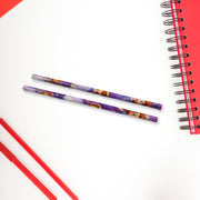 Child happily using the 5-in-1 Kids Stationery Gift Set for homework.