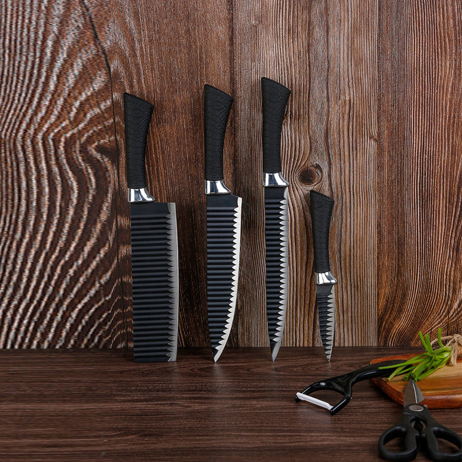 Stainless Steel Knife Set – 6-Piece Kitchen Tools | Quickslice