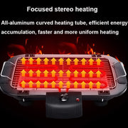 Compact design of the 2000W electric tandoor grill, ideal for kitchen countertops.