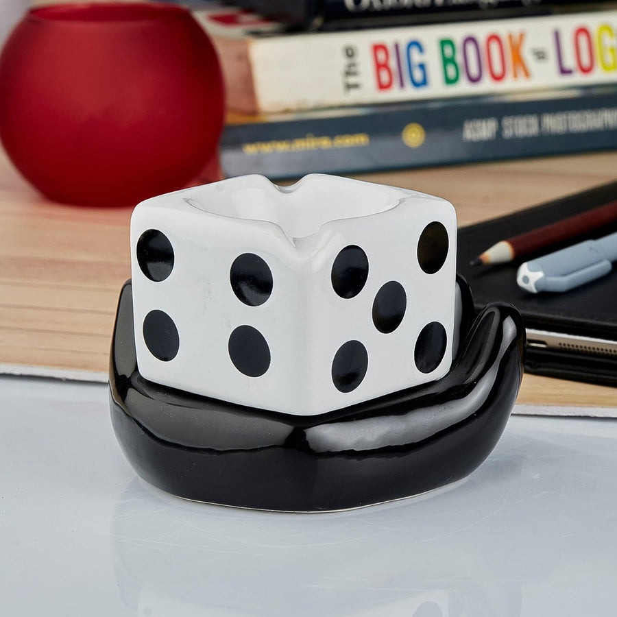 Ceramic Ashtray – Colourful Retro Smoking Accessory