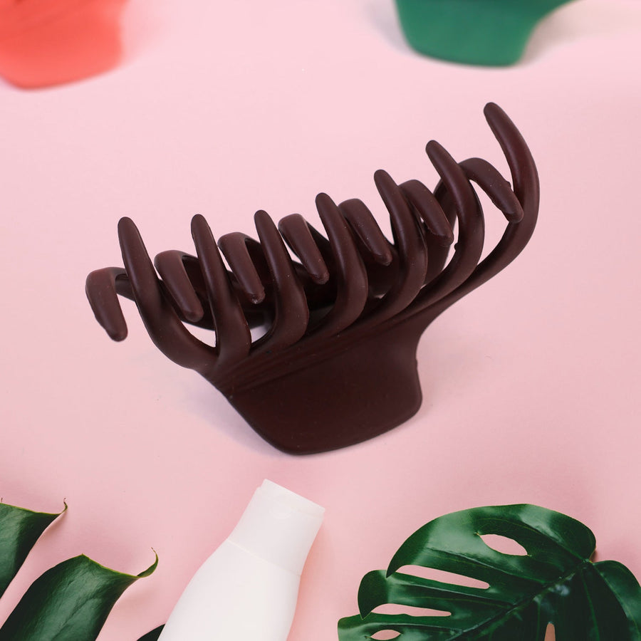 Plastic Hair Clamp – Lightweight Durable Matte Barrette