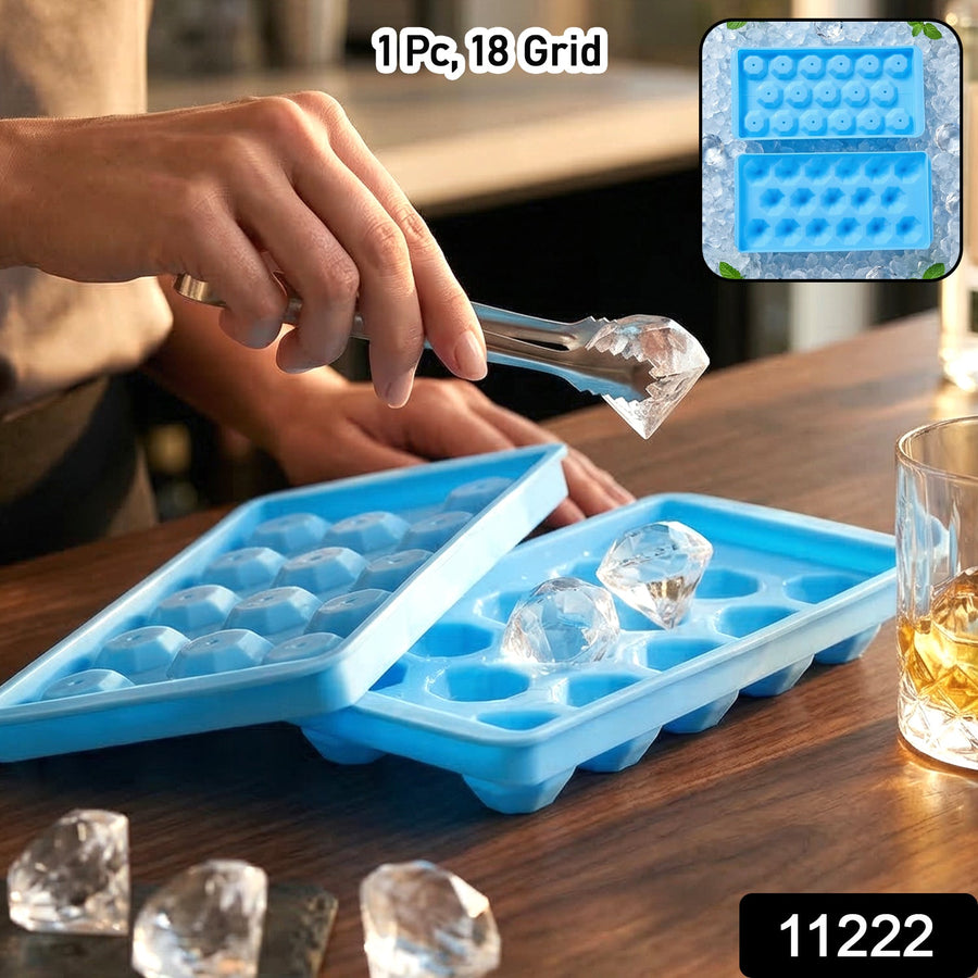 Multipurpose Ice Cube Tray, Flexible Mold for Drinks & Snacks