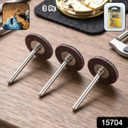 Assorted mini drill attachments designed for grinding and polishing with rotary tools.