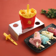 Reusable kulfi and ice cream maker designed as a fun French fries box.