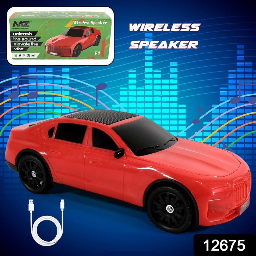 Car Shape Wireless Speaker – Portable Bluetooth FM Radio | Audila