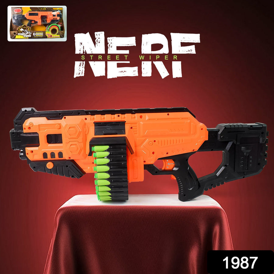 Toy Gun with Soft Bullets – 30-Shot Street Viper | Aditi