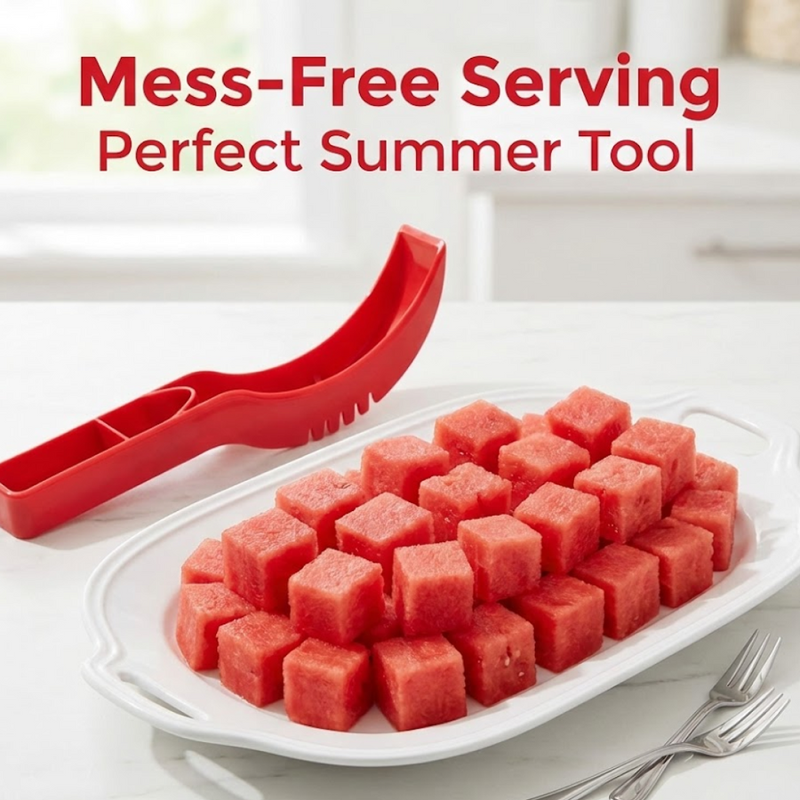 Watermelon Cutter Slicer – Easy Plastic Fruit Tool | Quickslice