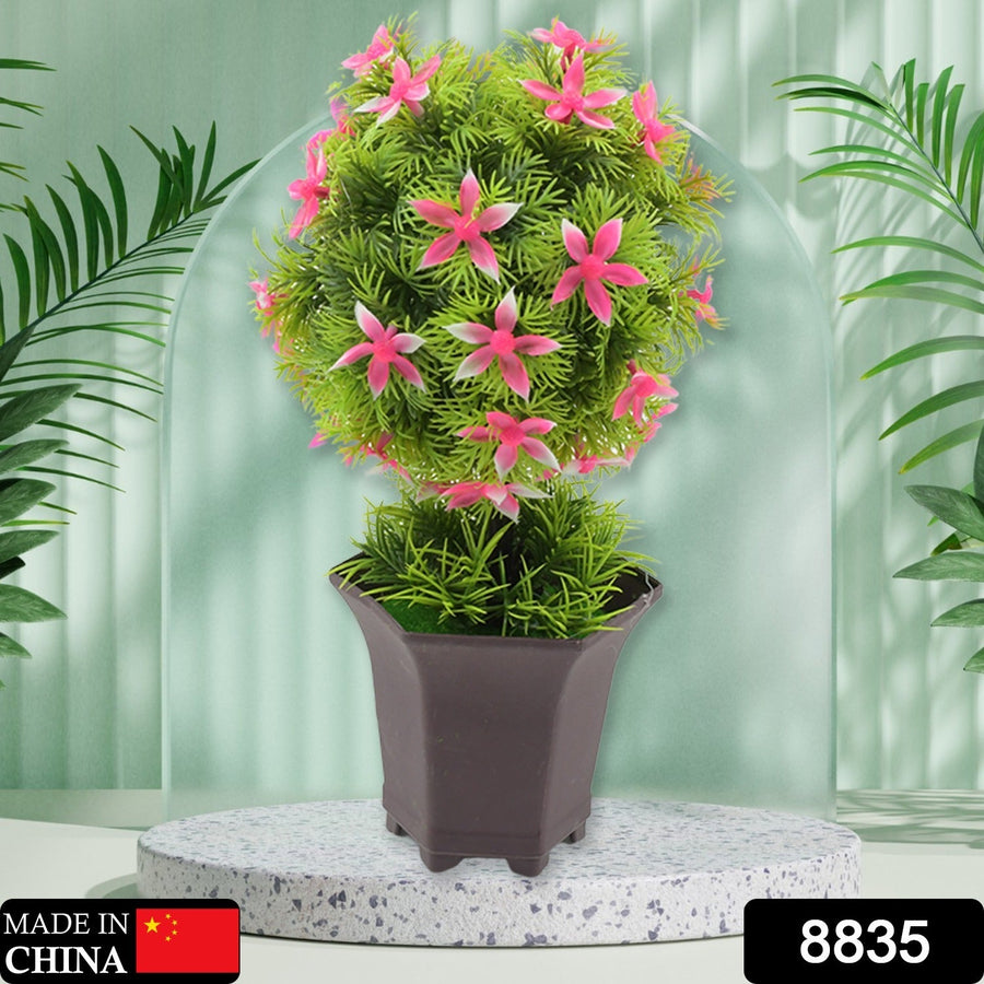 Artificial Flower Plant with Cute Pot – Low Maintenance Decor | Styleva