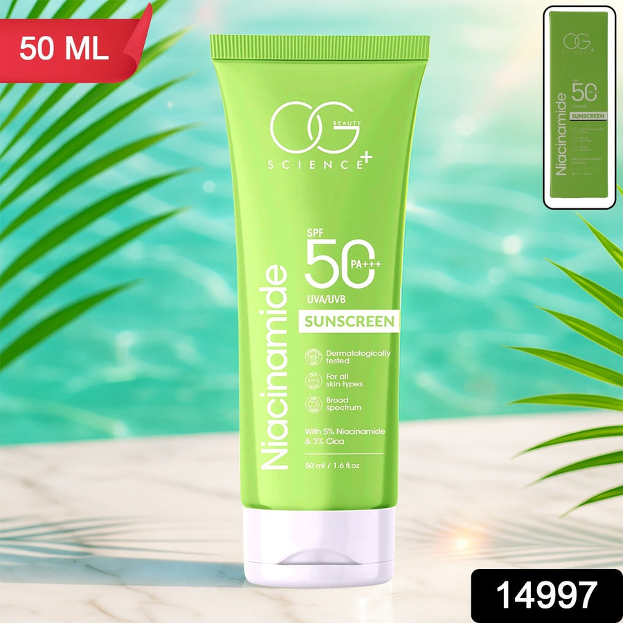 Niacinamide Sunscreen SPF 50 PA+++ – Broad Spectrum Sun Protection