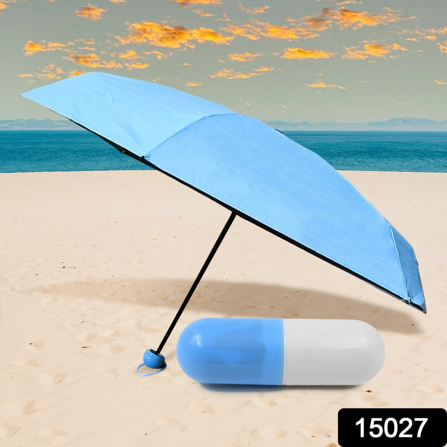 5-Fold Umbrella – Compact & Windproof with Capsule Case | DrizzlePro