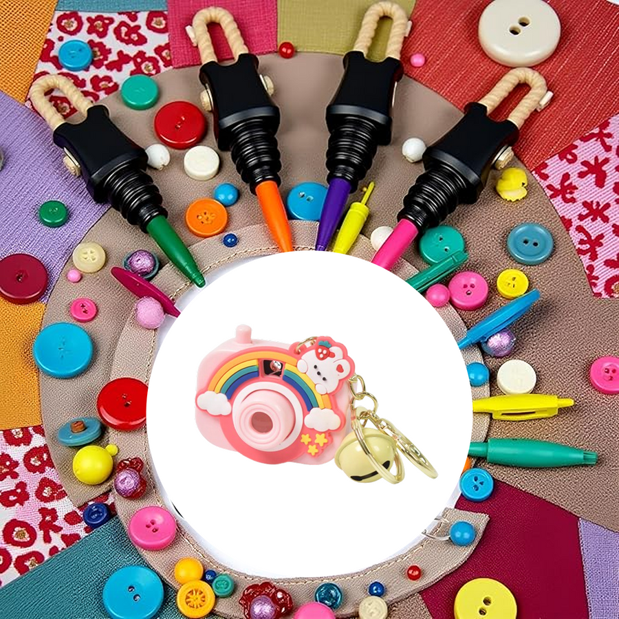 Projective Camera Keychain – Fun Rainbow Image Projector