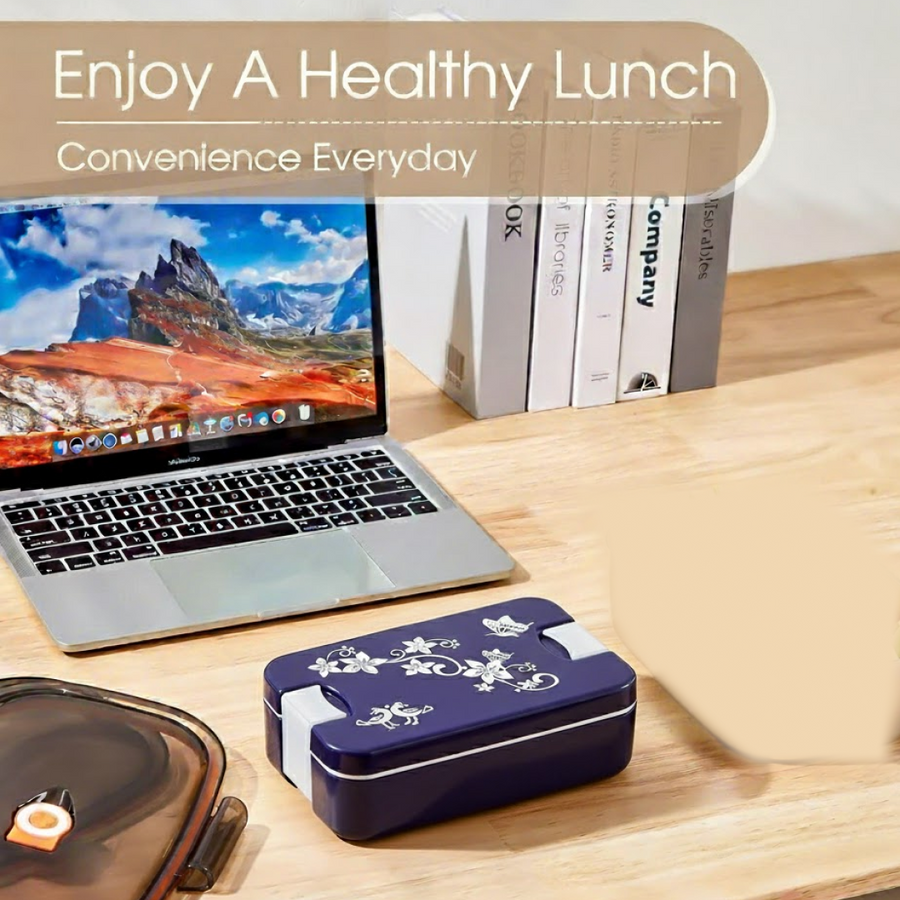 Airtight Lunch Box – 2-Compartment Leak-Proof Tiffin | Lunchie Bunchie