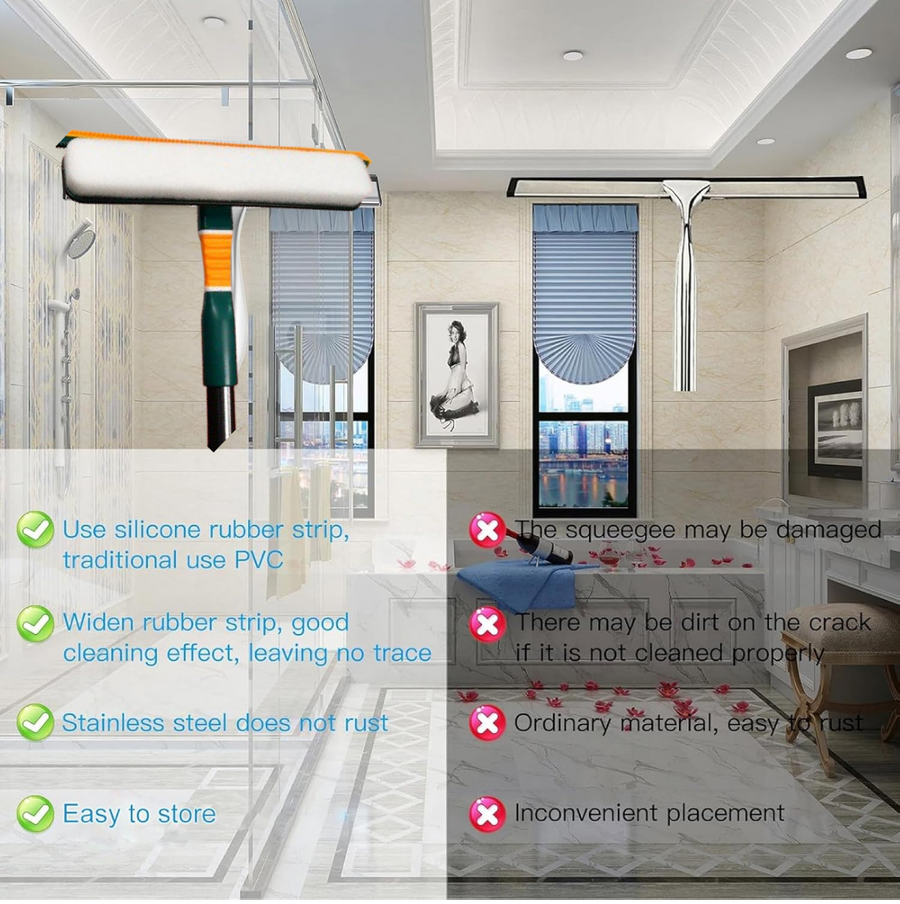 3-in-1 Glass Wiper – Multi-Surface Cleaner for Home | Velvet Wipe