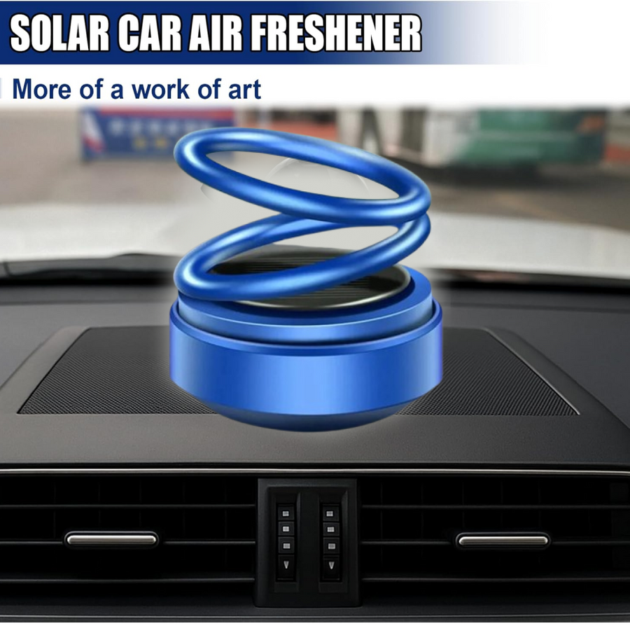 Solar Car Aroma Diffuser – 360° Rotating Fragrance | Velvet Wheels