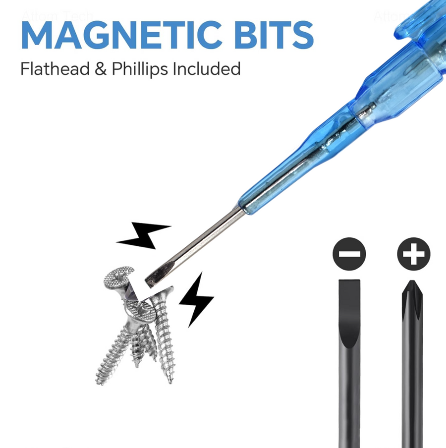 Voltage Tester Screwdriver – Insulated 100-500V AC | BoltForce