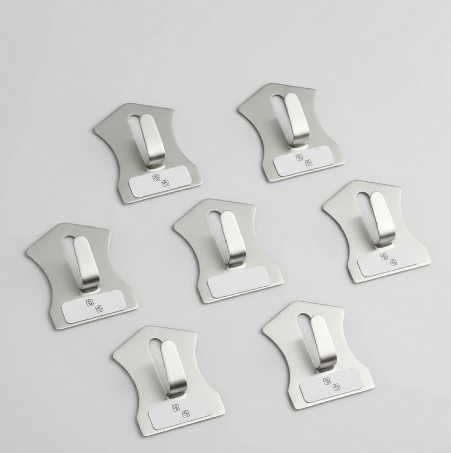 Stainless Steel Wall Hooks – 18 Pc Heavy Duty Set | Styleva