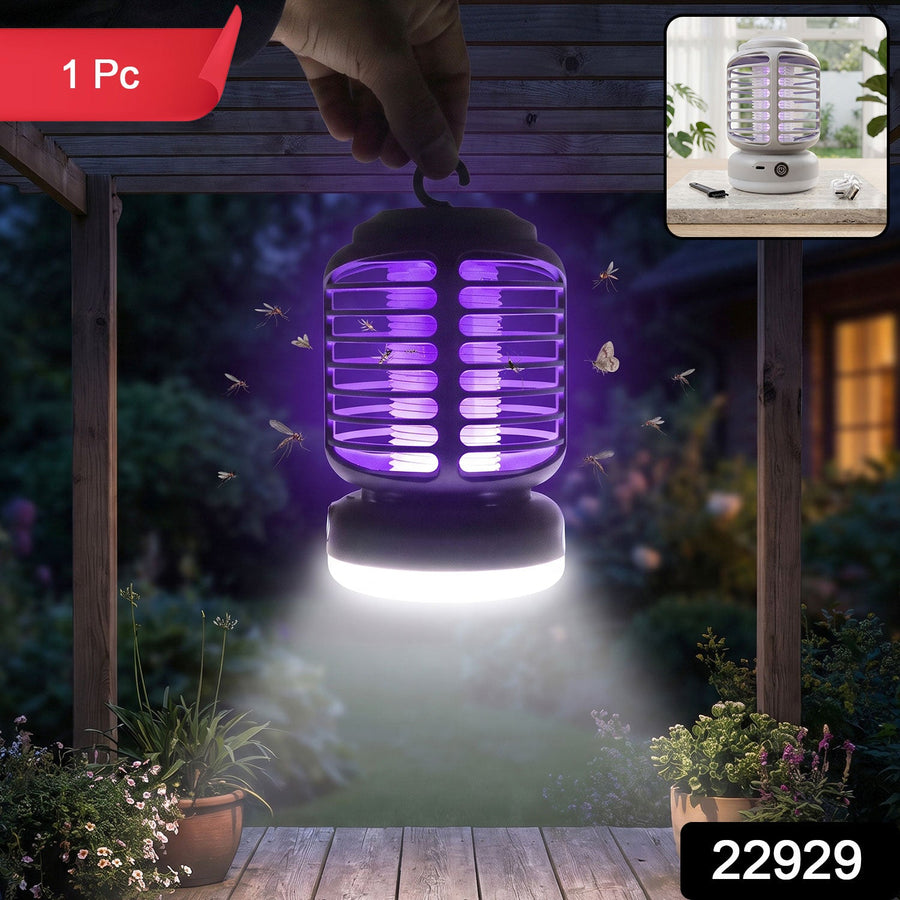 Electric Shock Mosquito Killer Lamp – Rechargeable UV LED Zapper