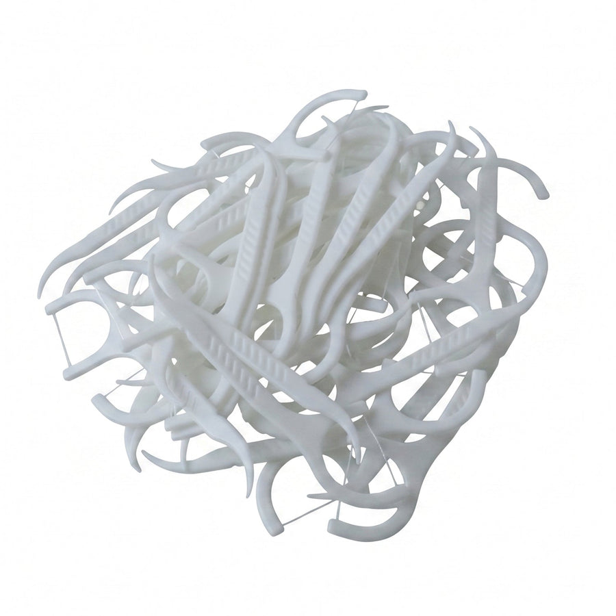2-in-1 Dental Floss & Toothpick Sticks - Portable & Hygienic