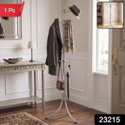 Multi Hook Metal Cloth Hanger Stand for Clothes Organisation at Home (1 Pc)