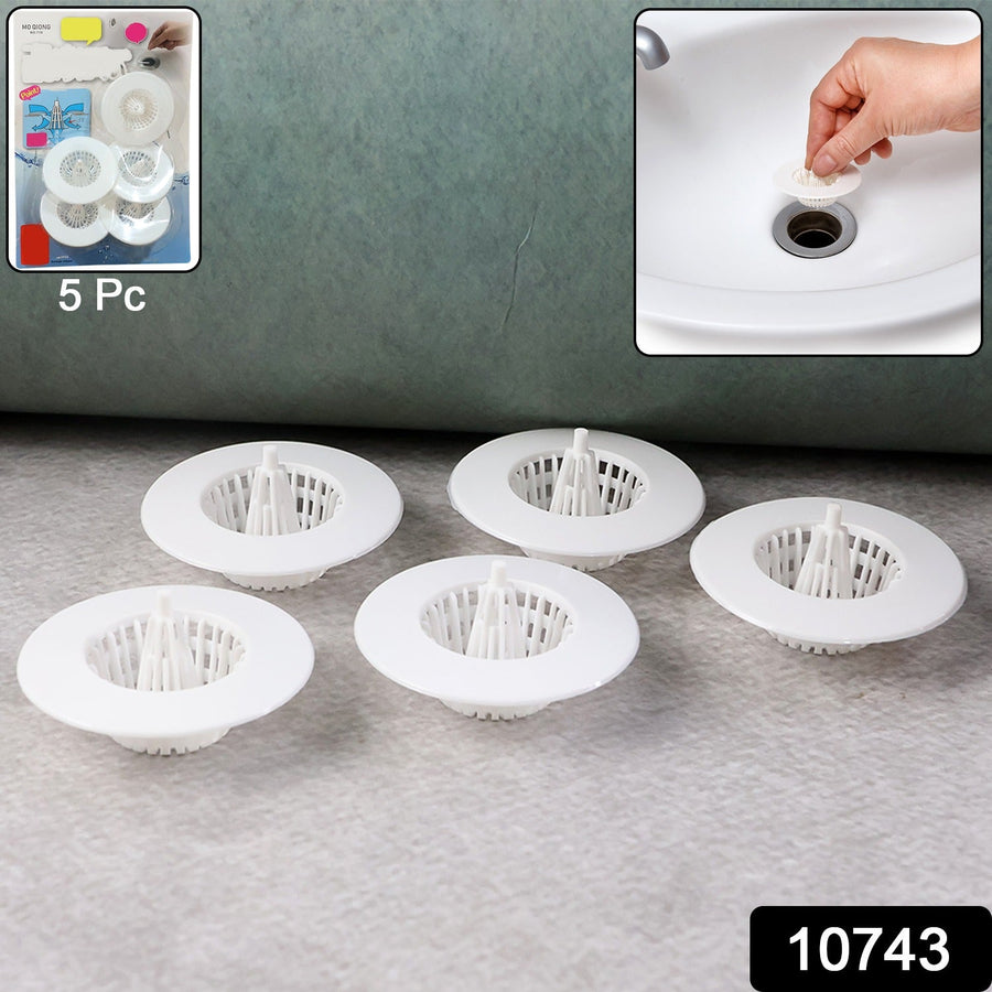 Sink Drain Hair Catcher – 5 Pcs Multipurpose Strainer Filters