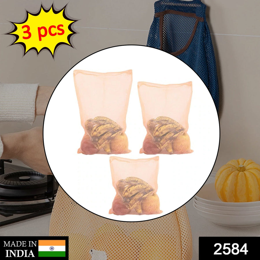 Vegetable Storage Bags – Reusable Zip Net for Fridge | FERVENT