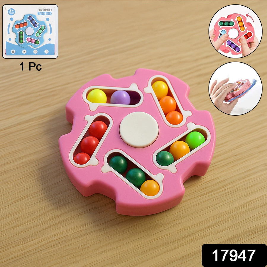 Fidget Magic Cube Spinner Toy – Stress Relief & Focus Enhancer