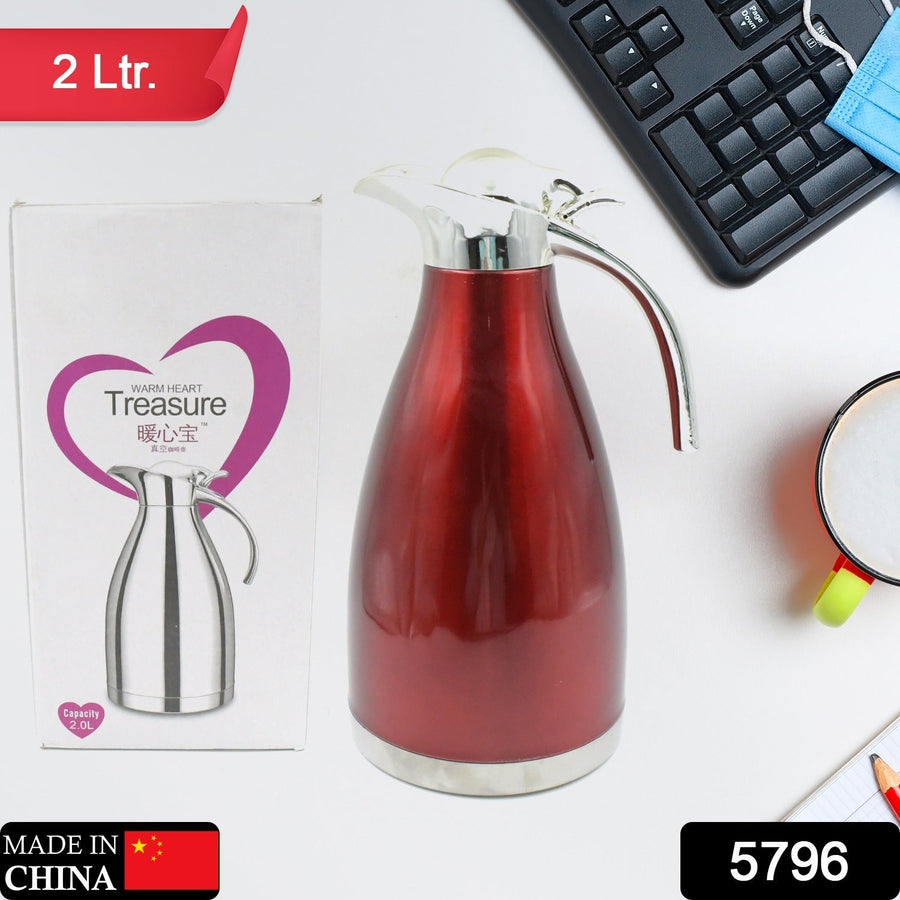 Vacuum Insulated Kettle Jug – 2L Stainless Steel | Bottlart