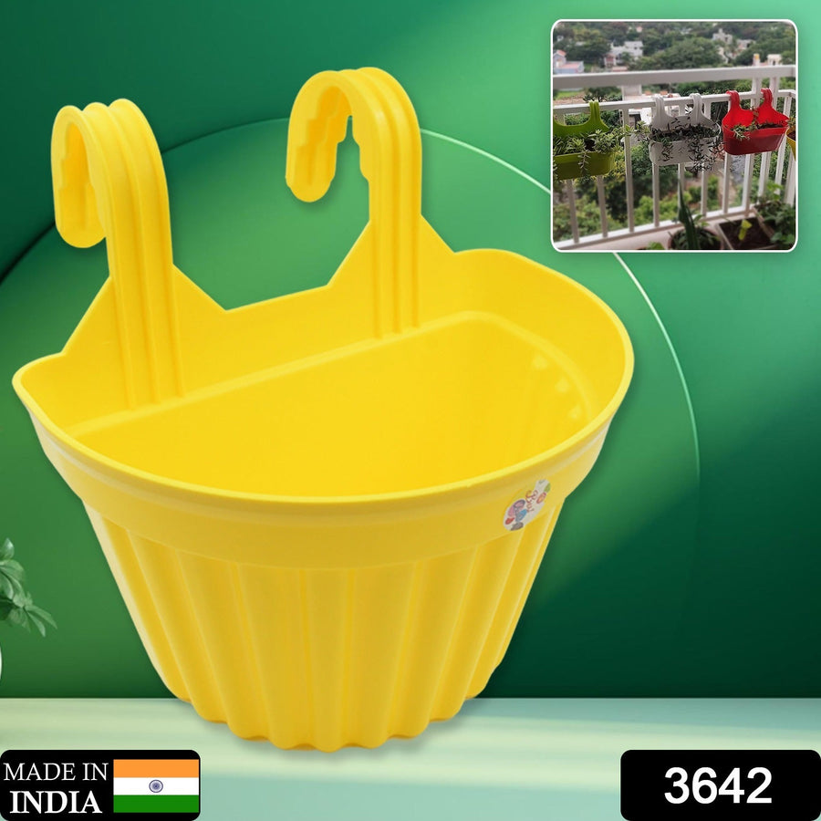 Hanging Plastic Planters - Multicolor UV-Stabilised | Indo Glow