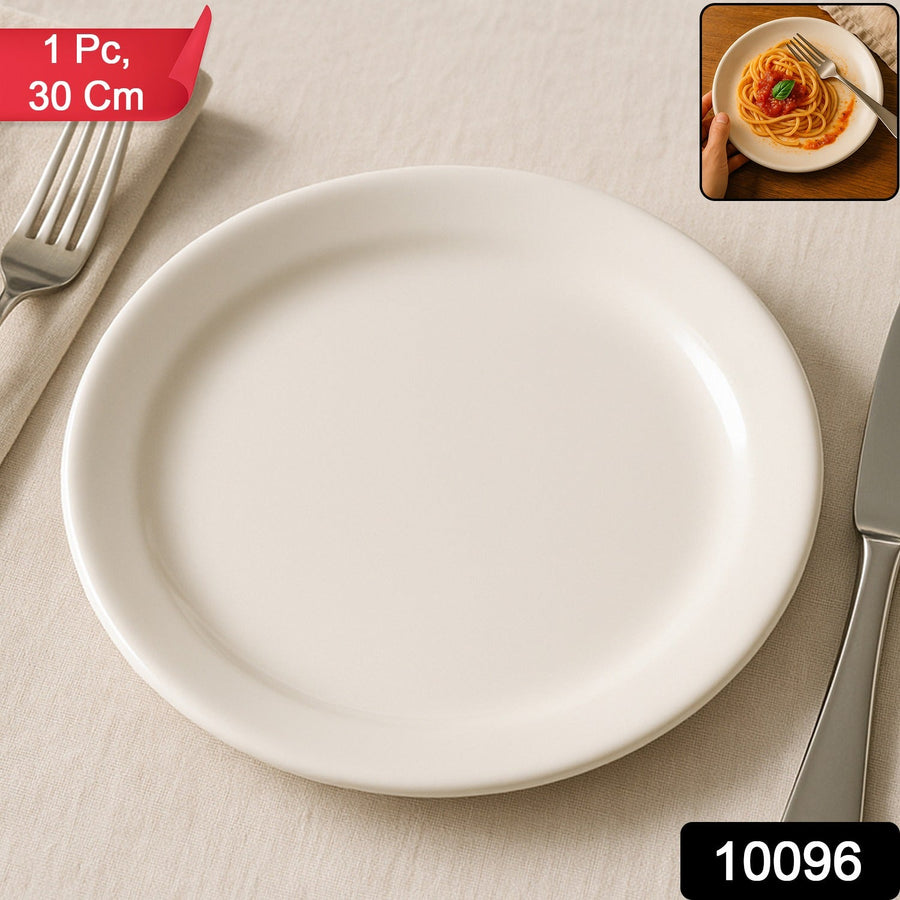 30 cm Round Dinner Plate – Durable & Heat-Resistant Serving Plate