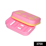 Star-shaped soap case holder in white, shown from the front angle.