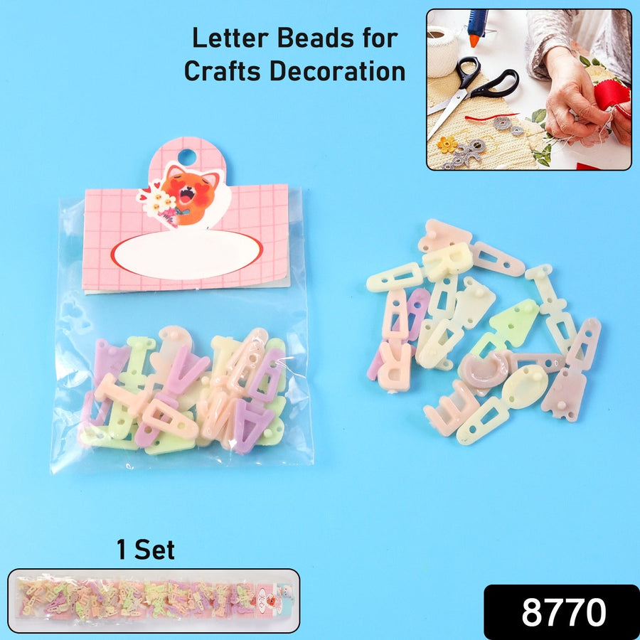 Alphabet Letter Beads – Durable DIY Craft & Jewelry Kit