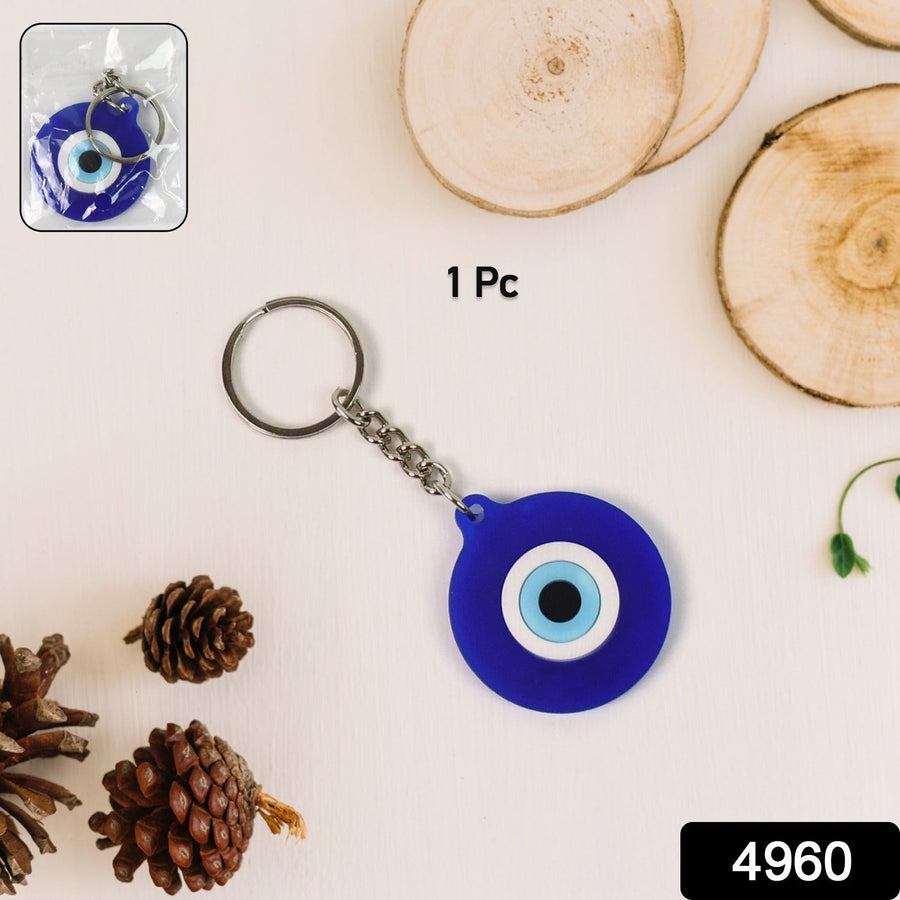 Evil Eye Silicone Keychain – Good Luck Charm | RaceVault