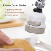 Adjustable water saving nozzle sprayer with multiple modes for efficient kitchen tasks.