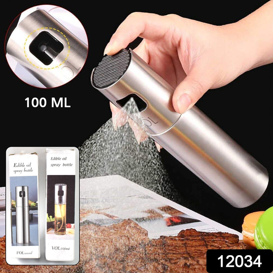 Oil Spray Bottle – 100ml Stainless Steel Glass | Own Hydrate