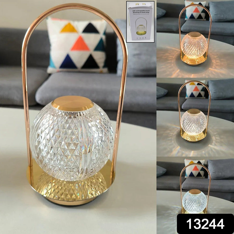 Rechargeable LED Touch Lamp – Crystal Ball Design | Indo Glow