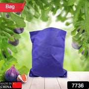 The durable fabric of the handle-free reusable shopping bag for daily use.