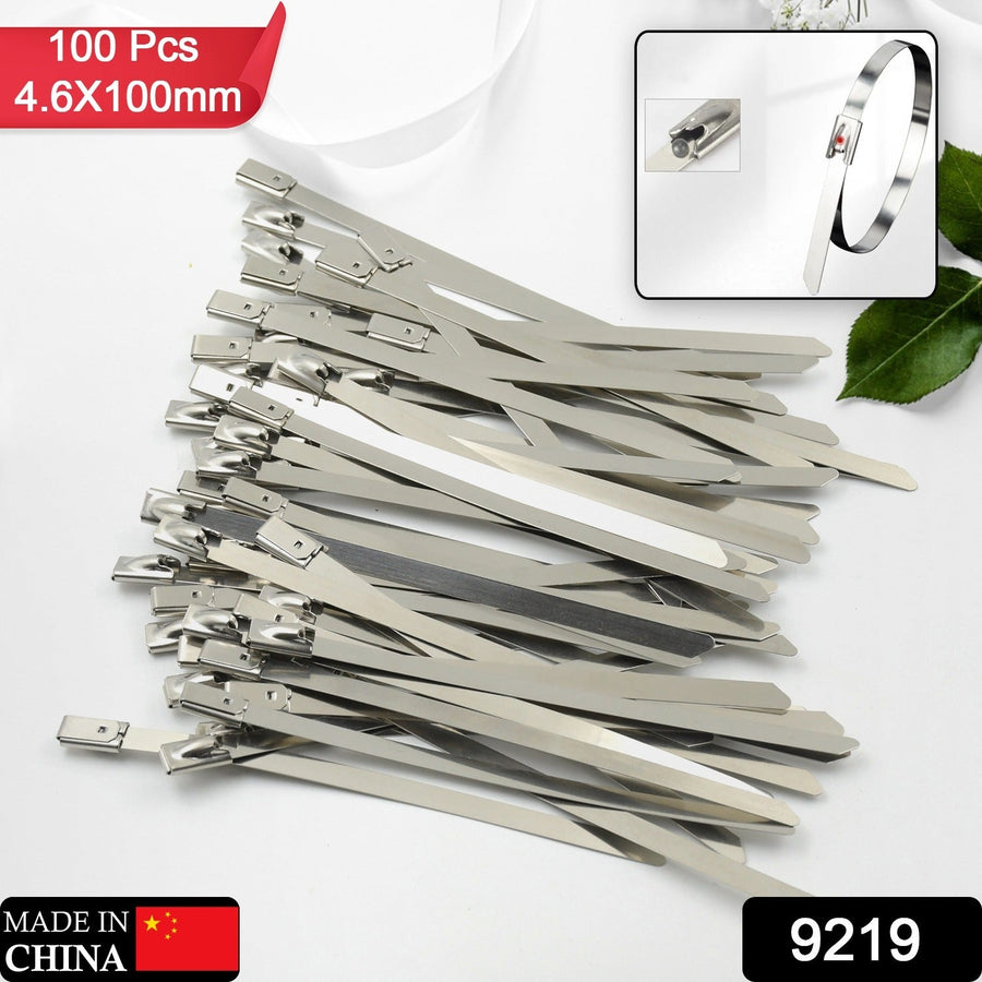 Stainless Steel Cable Ties – Heavy-Duty, 100 Pc |
