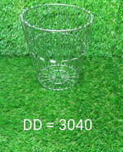 Artistic shot of the foldable fruit basket showcasing its dynamic shape and design versatility.